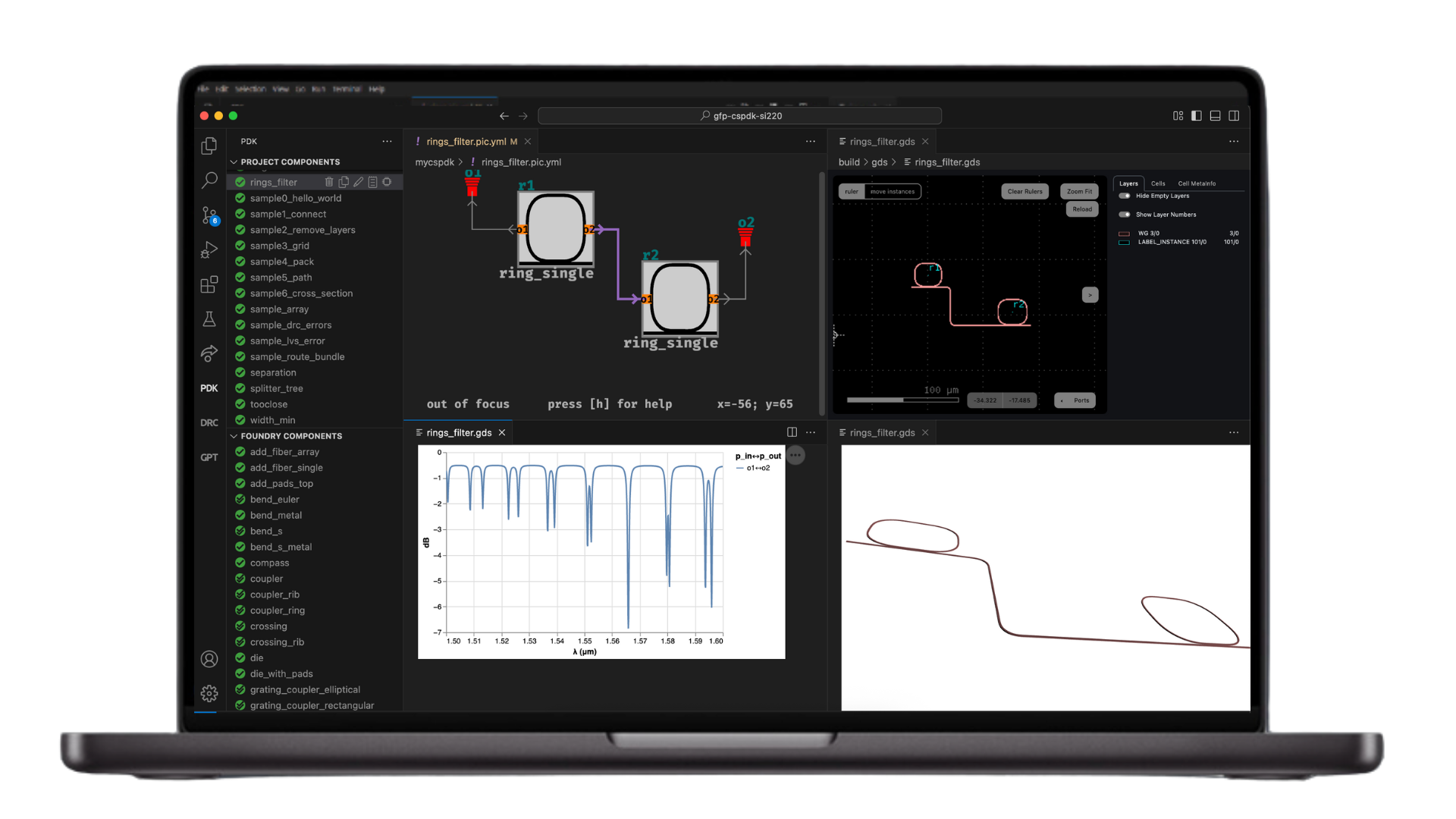 Schematic and layout editor