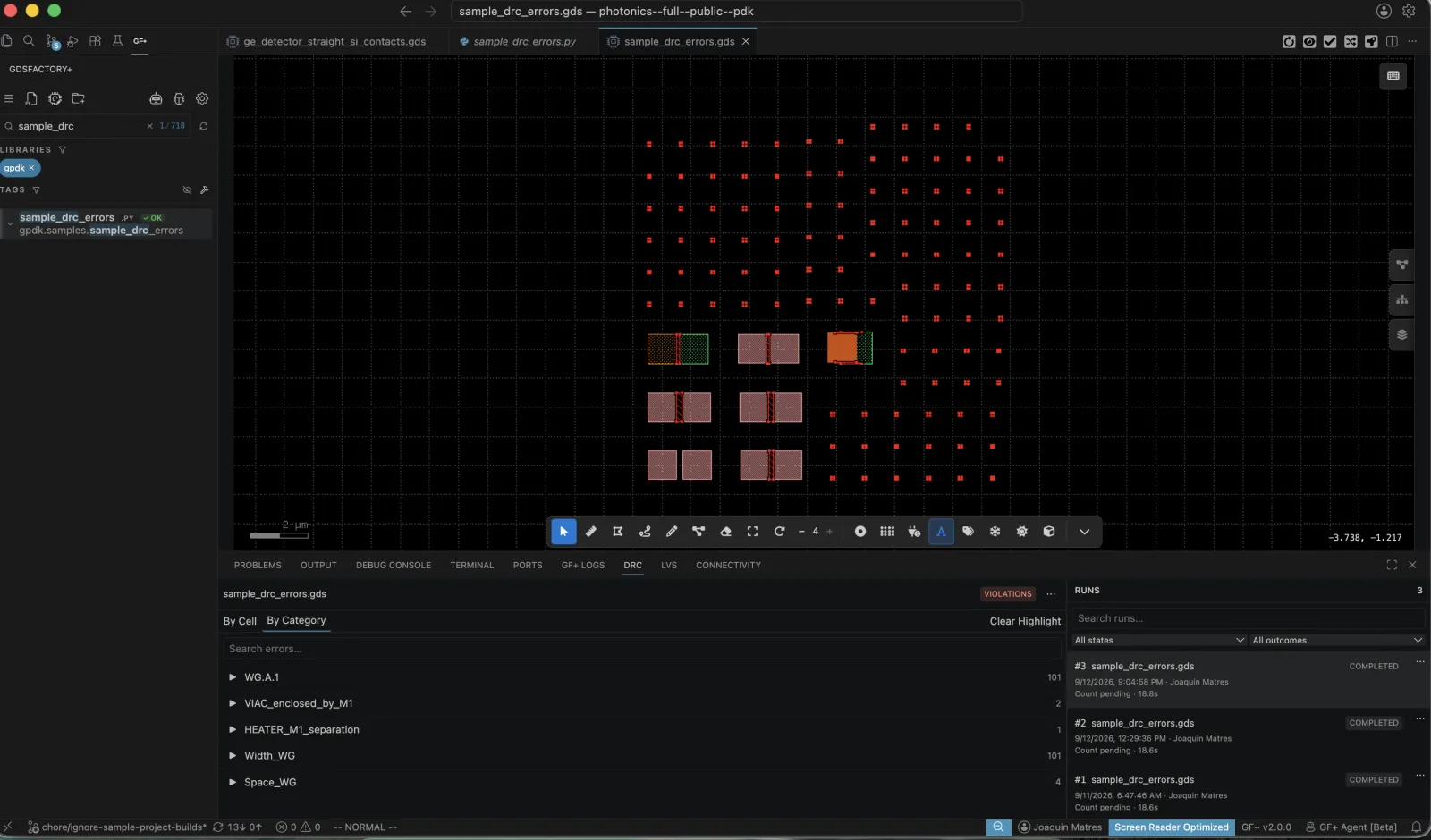 Heater component rendered