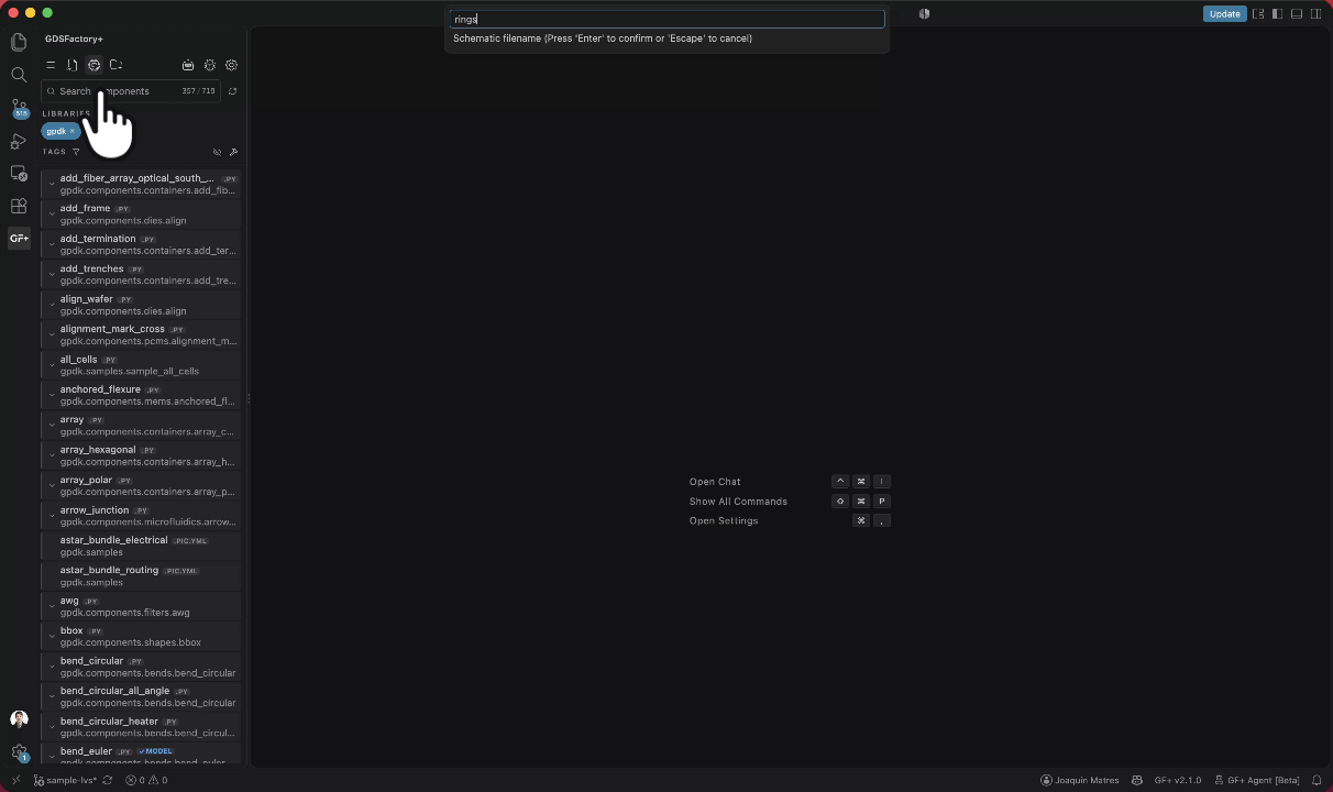 GDSFactory+ animated overview